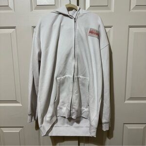 Dixxon Flannel Men's Full Zip Form And Function White Hoodie Size 3XL NWOT